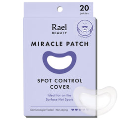 Rael front packaging showing 20-count box and clear benefits