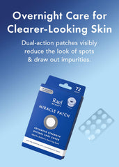 Rael patch texture close-up showing hydrocolloid absorbent surface benefit