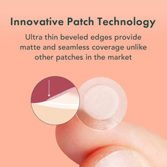 Rael patch applied on skin discreetly for confident wear