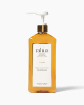 Rahua front bottle shot showing label and sustainable packaging benefit