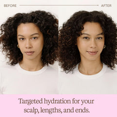 Rahua shampoo texture lather on hair demonstrating rich moisturizing foam