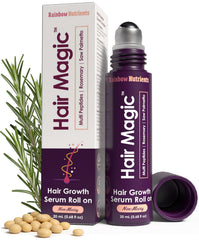 Rainbow Nutrients front packaging showing Hair Magic benefits and clean formula