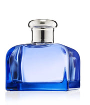 Ralph Lauren Blue front bottle showing watery-blue glass for refreshing wear