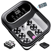 Ranjova front view showing full foot spa and controls for easy setup