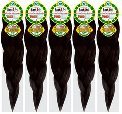 Rast Afri close-up of silky braid texture demonstrating soft, natural drape