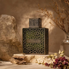 RAYHAAN glass texture close-up conveying quality and weight