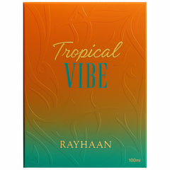 Rayhaan Tropical Vibe close-up of mango pineapple and coconut highlighting fruity heart