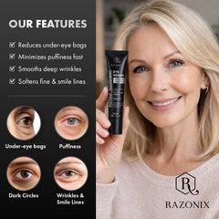 RAZONIX close-up of tube texture highlighting fast absorbing feel