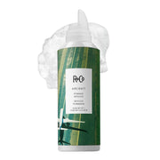 R+Co Aircraft Pomade Mousse front bottle shot showing sleek packaging and instant recognition