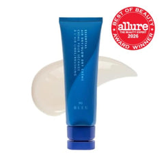 R+Co BLEU visible crème texture swatch showing smooth lightweight cream