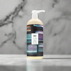 R+Co TELEVISION creamy lather texture close-up indicating gentle yet effective cleanse