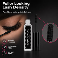 Ready To Wear shown on model profile giving visible longer lashes benefit