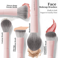 Real Perfection kabuki and foundation brushes for smooth, even application