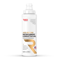 RED Medical front bottle showing label and size, highlights device compatibility benefit