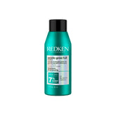 Redken shampoo front bottle showing brand and volumizing benefit