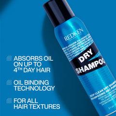redken side label highlighting ingredients and clean formulation
