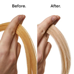 Redken pump and label close-up highlighting instructions and color care