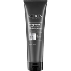 Redken bottle front packaging showing product and size, promotes scalp relief