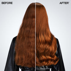 Redken texture close-up highlighting creamy formula for smooth finish