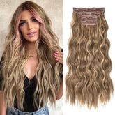 REECHO front packaging showing light brown with blonde highlights and easy styling benefit