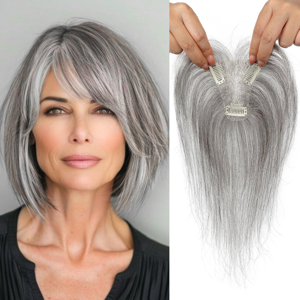 REECHO front view with bangs showing natural frontal coverage