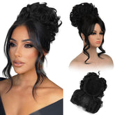REECHO front packaging showing black updo, easy instant elegance