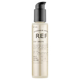 REF Stay Smooth front packaging showing bottle and label, highlights compact travel-friendly size and glossy finish