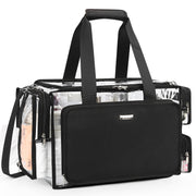 Relavel clear makeup bag front view shows organized visibility benefit
