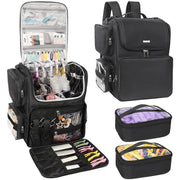 Relavel front view of backpack showing organized storage and durable build benefit