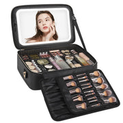 Relavel front view showing sturdy handle and sleek black exterior benefit organized transport