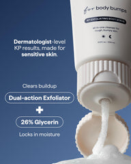 Remedy Science dissolving sugar granules melting on wet skin to prevent over-exfoliation