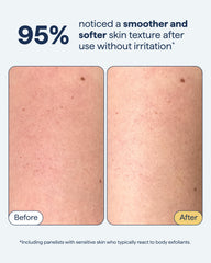 Remedy Science scrub texture close-up showing fine sugar for gentle buffing