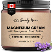 Remedy Mama front jar showing label and lavender scent for calming use