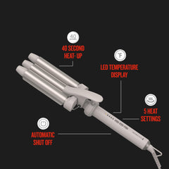 Remington cone barrel detail illustrating tapered shape for varied curl sizes
