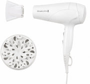 Remington hair dryer front view showing sleek design and fast drying benefit