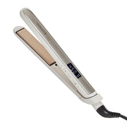 Remington straightener front view showing sleek design and glossy finish benefit: stylish storage