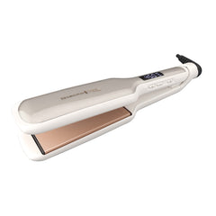 Remington detail of ceramic infused with argan oil and keratin for added shine