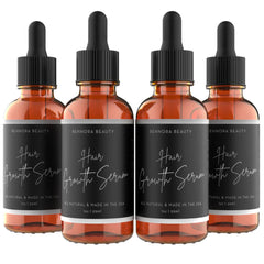 Rennora Beauty four-pack front view showing bottles and labeling for easy supply