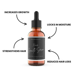 Rennora Beauty serum texture on fingers showing lightweight non-greasy feel