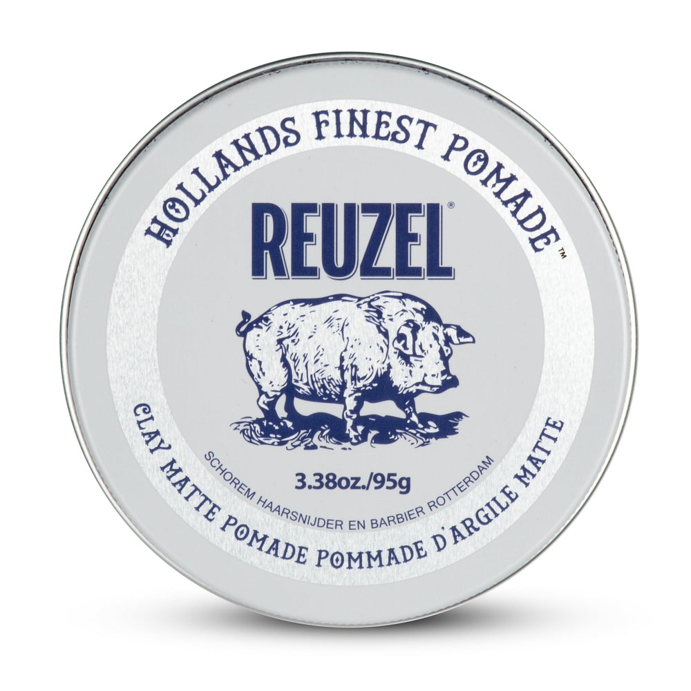 REUZEL front packaging showing jar and branding, highlights product trust