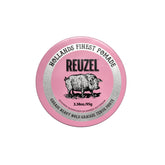 REUZEL front tin shot showing label and compact size for travel