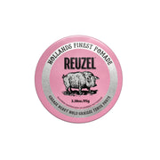 REUZEL front tin shot showing label and compact size for travel