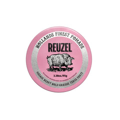 REUZEL front tin shot showing label and compact size for travel