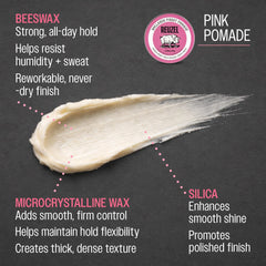 REUZEL hand scooping pomade demonstrating easy warm-up and spread