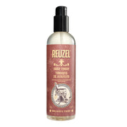 REUZEL front packaging showing 12 fl oz bottle and matte finish benefit