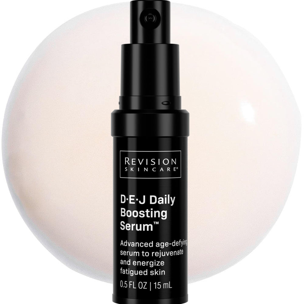 Revision Skincare bottle front packaging showing clean clinical design and clarity