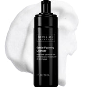 Revision Skincare bottle front view showing soothing foam cleanser benefit