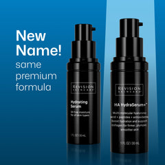 Revision Skincare pump detail promoting controlled dispense and hygienic application