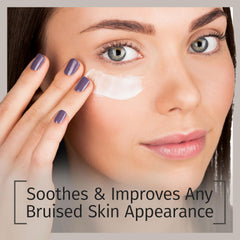 Reviva Labs applying cream under eye for targeted brightening