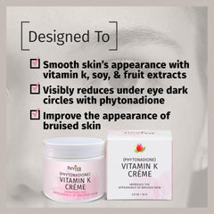Reviva Labs tube with ingredient callouts highlighting natural extracts
